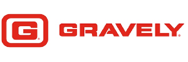 Gravely logo for high-performance lawnmowers and UTVs in Texas City